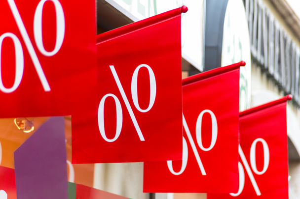 Retail price drop in percentage - Foto, imagen