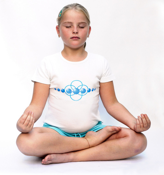 Postura de yoga loto
 - Foto, Imagen