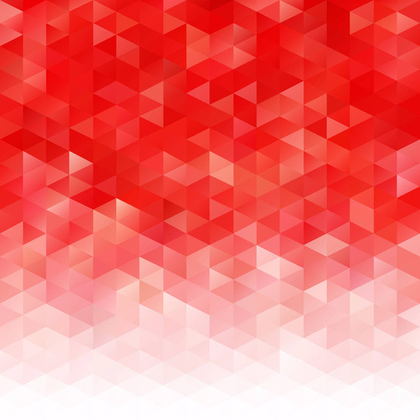 Red Grid Mosaic Background, Creative Design Templates - Vector, Image