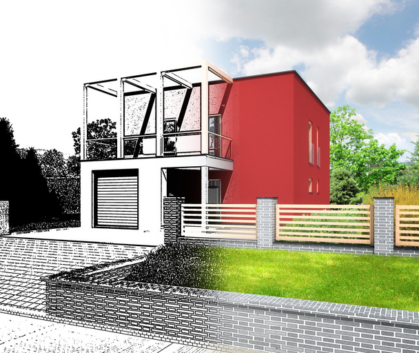 Arkkitehtoninen visualisointi, toteutus talon suunnittelu
 - Valokuva, kuva