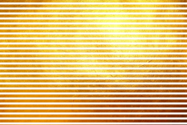 einzigartige kreative ungewöhnliche moderne glänzende goldene horizontale Linien abstrakte Textur Muster Hintergrund. Gestaltungselement - Foto, Bild