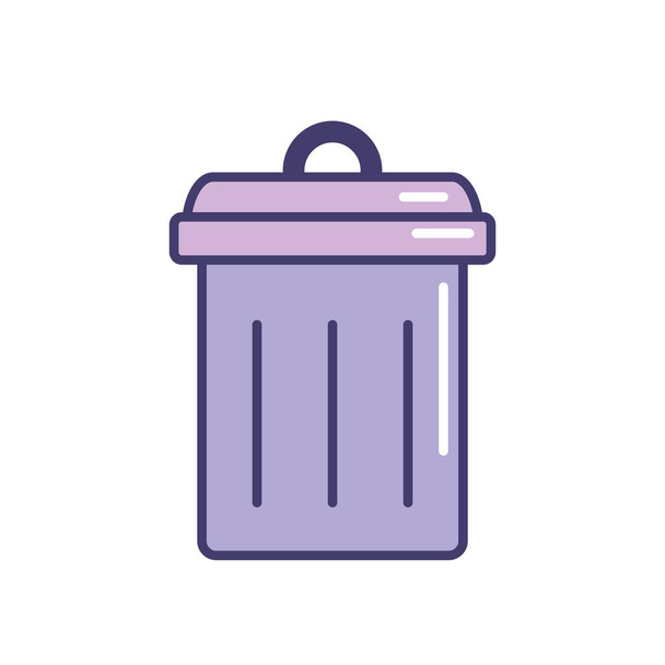 poubelle symbole icône vecteur illustration conception
 - Vecteur, image