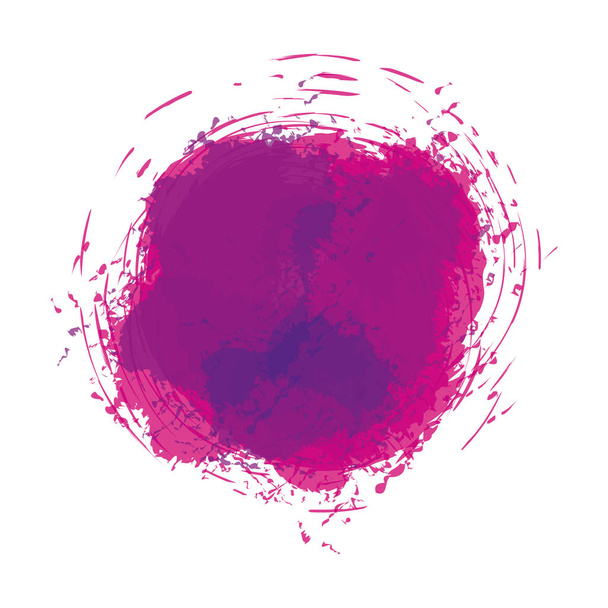 różowe i fioletowe akwarelowych farby, projektowania ilustracja wektorowa - Wektor, obraz