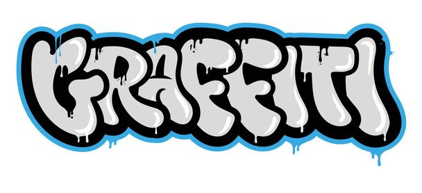 Graffiti type vandal - Vector, Image