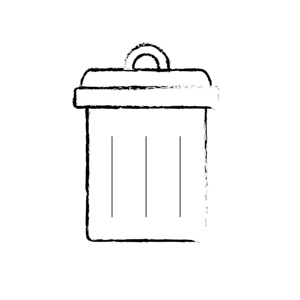 фігурний смітник може символізувати іконку Векторний дизайн ілюстрації
 - Вектор, зображення