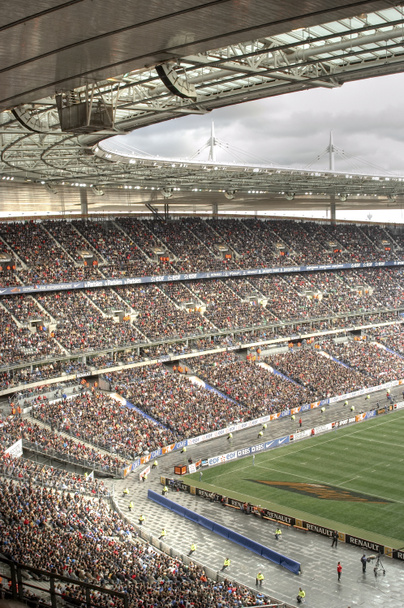 Das Stade de France ist das größte französische Stadion. Es wurde gebaut, um die Fußballweltmeisterschaft 1998 ausrichten zu können - Foto, Bild