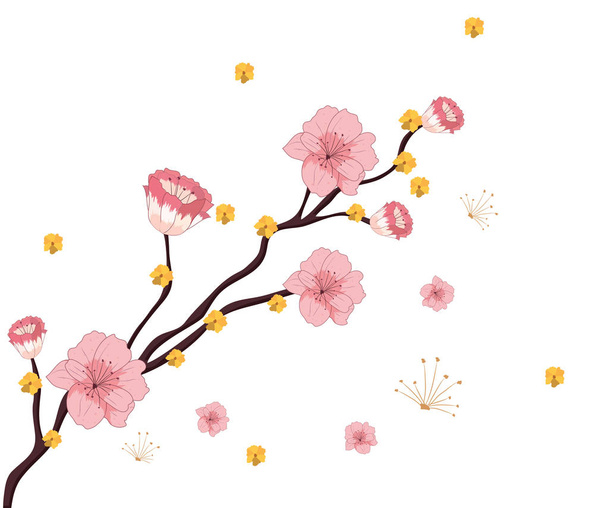 Modello di fiore rosa su sfondo bianco vettore illustrazione grafica dsign
 - Vettoriali, immagini