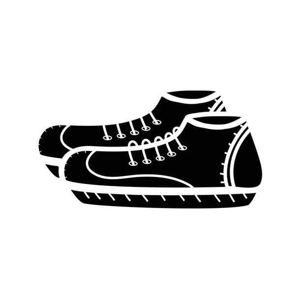 contour confortevole scarpe da ginnastica fitness, disegno illustrazione vettoriale
 - Vettoriali, immagini