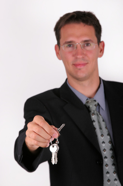 Hombre de negocios con llave
 - Foto, imagen