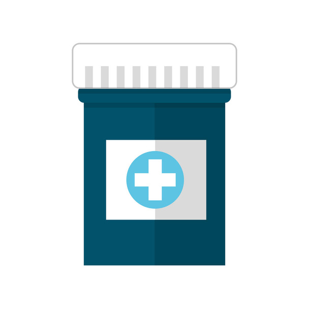 medical care drugs treatment medicine, vector illustration - Vector, Image