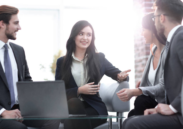 Start up of enterprise, women leader the new company self-confid - Фото, изображение
