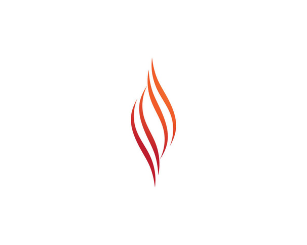 Fire flame Logo Template vector icon Oil, gas and energy logo concep - Vector, Image