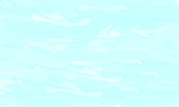 Blauwe aquarel abstracte achtergrond. Wolken, lucht, zee golven. Kleurenpatroon. Vectorillustratie. - Vector, afbeelding