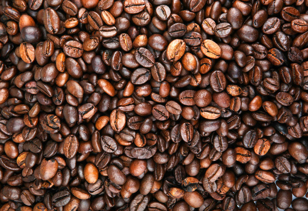 tiro quadro completo de grãos de café - Foto, Imagem