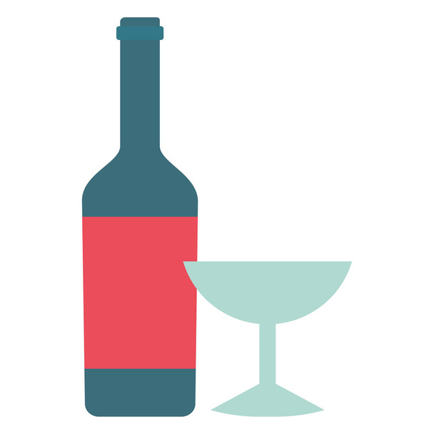 Wine bottle design - Vector, Image