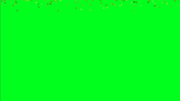 Caída de hojas en la pantalla verde
 - Metraje, vídeo