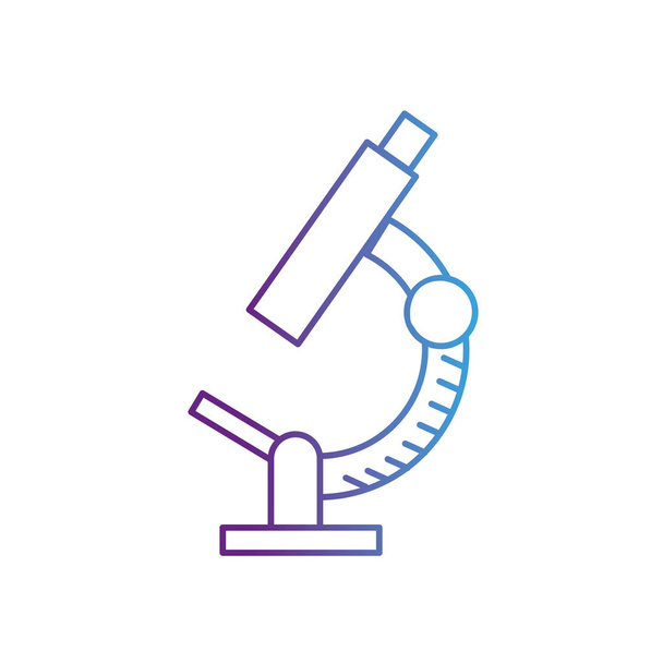 ligne microscope laboratry objet à test scientifique vectoriel illustration
 - Vecteur, image