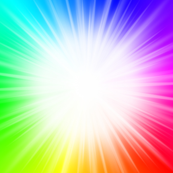 Fondo abstracto - arco iris, explosión
 - Foto, Imagen