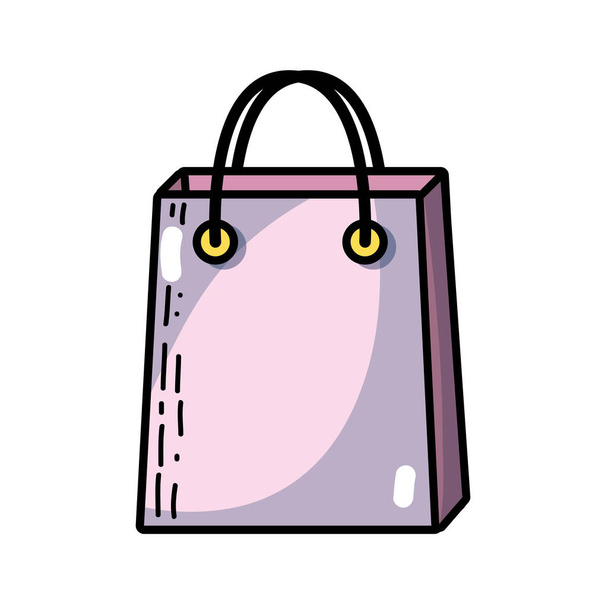 shopping bag mercato accessorio icona vettoriale illustrazione
 - Vettoriali, immagini
