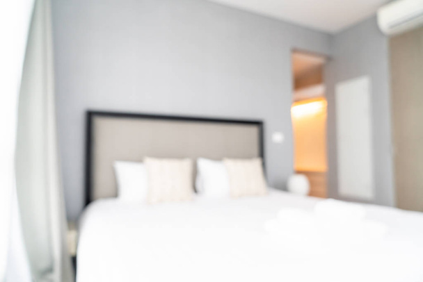 abstract blur and defocused bedroom interior for background - Foto, afbeelding