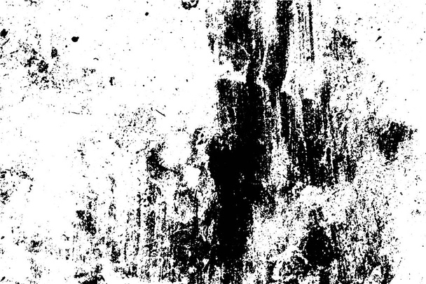 Grunge vector de textura urbana en blanco y negro con espacio de copia. Ilustración abstracta polvo superficial y fondo de pared sucio áspero con plantilla vacía. Concepto de angustia y efecto grunge. Vector EPS10
. - Vector, Imagen