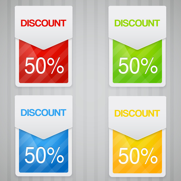 Discount labels.   vector illustration  - Vector, Image