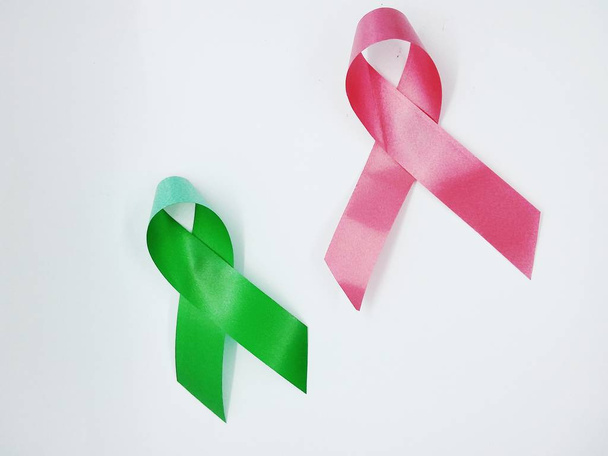 Colores de la cinta de la conciencia del cáncer
 - Foto, imagen