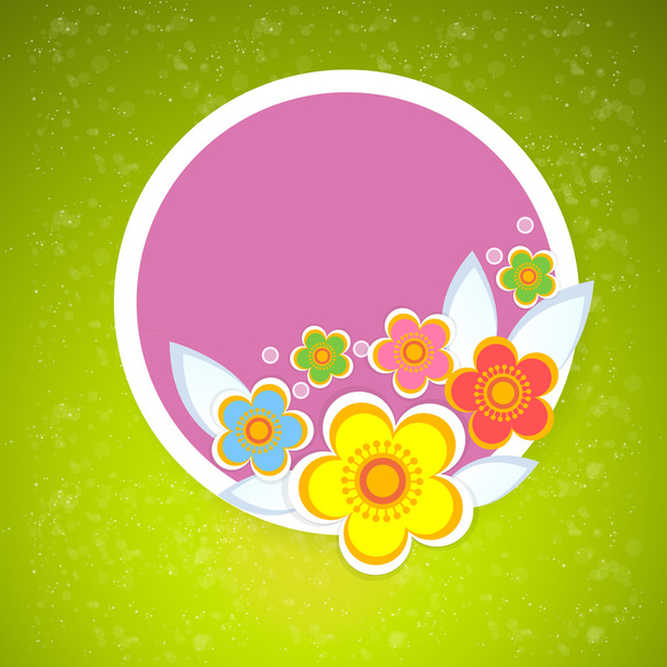 Vector floral background design - Vector, imagen