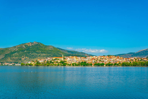 Waterfront of Kastoria, Greec - 写真・画像