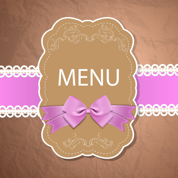 Restaurant menu design card - Vetor, Imagem