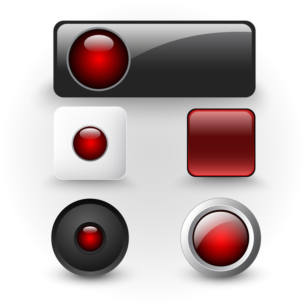 Illustration vectorielle de signe de bouton
  - Vecteur, image