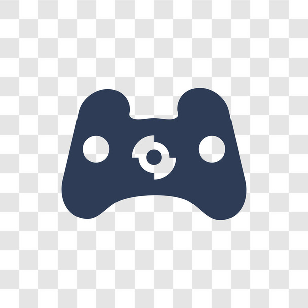 Controller-Symbol. trendiges Controller-Logo-Konzept auf transparentem Hintergrund aus Unterhaltung und Arcade-Kollektion - Vektor, Bild