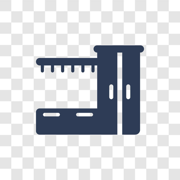 Icono del armario. Concepto de logotipo de Trendy Wardrobe sobre fondo transparente de la colección Furniture and Household
 - Vector, imagen