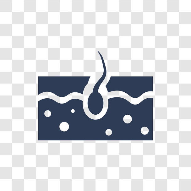 Икона Эпидермиса. Современная концепция логотипа Epidermis на прозрачном фоне из коллекции Health and Medical
 - Вектор,изображение