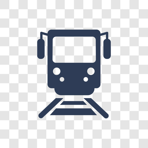 Icône du métro. Concept de logo Trendy Subway sur fond transparent de la collection Transport
 - Vecteur, image