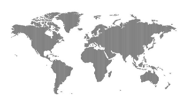 függőleges csíkos világ Térkép - Fotó, kép