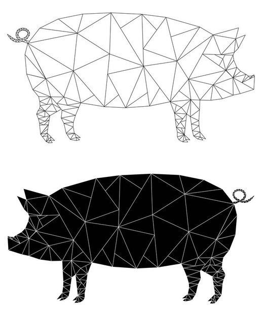 ensemble de conception de graisse de porc icône vecteur eps 10
 - Vecteur, image