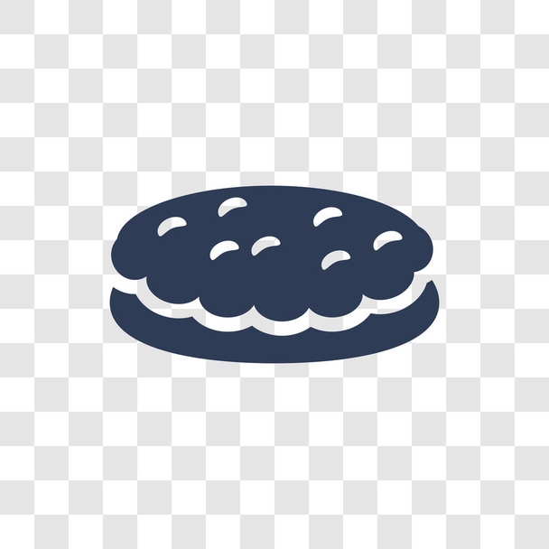 Icona della torta di zucca. Trendy Pumpkin Pie logo concept su sfondo trasparente dalla collezione Stati Uniti d'America
 - Vettoriali, immagini