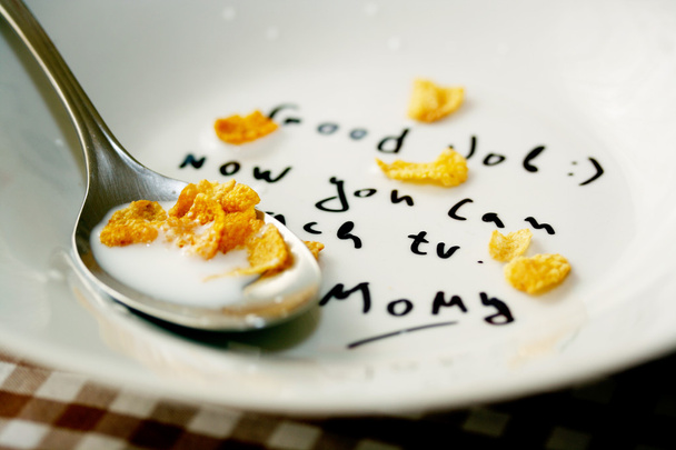 conceptual breakfast - Photo, Image
