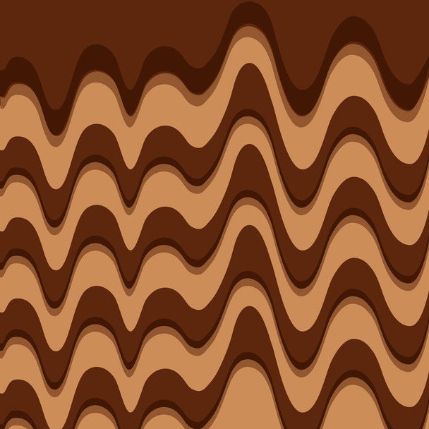 melted chocolate sweet pattern design - Вектор, зображення
