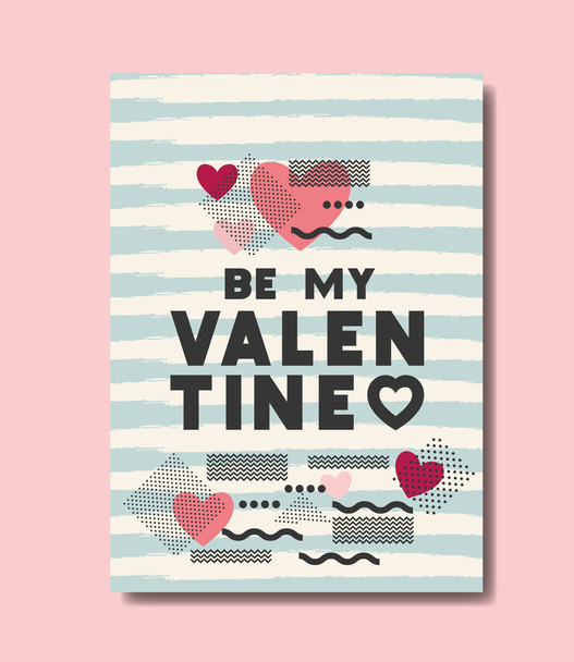 happy valentines day card - Vektor, Bild