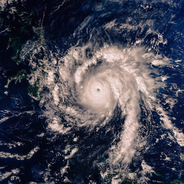 Hurrikan, Satellitenbild. die elemente dieses bildes von nasa. - Foto, Bild