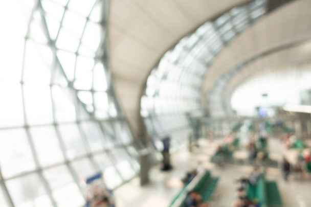 Abstraktní rozmazání a rozostření letiště terminál interiér pro pozadí - Fotografie, Obrázek