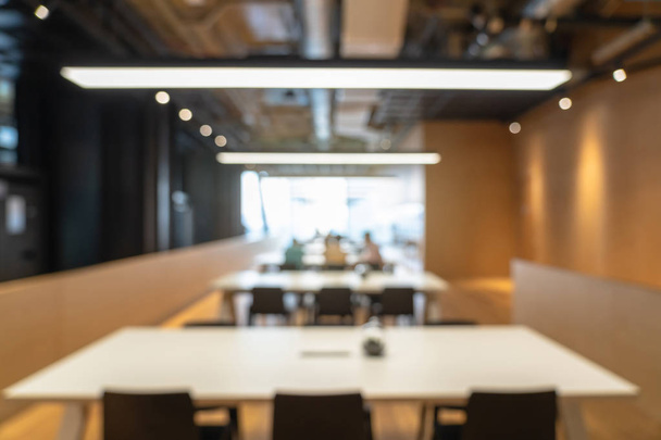 Abstract Photo blurred of modern working space or meeting room - Foto, imagen