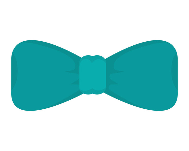 ribbon bow accessory to decoration design vector illustration - Vektor, kép