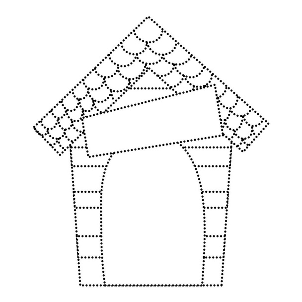 векторная иллюстрация векторной защиты деревянных собачьих домов
 - Вектор,изображение