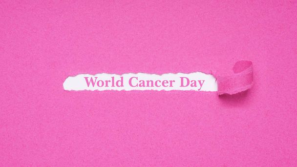 Dünya kanser günü farkındalığı arttırmak için - Fotoğraf, Görsel