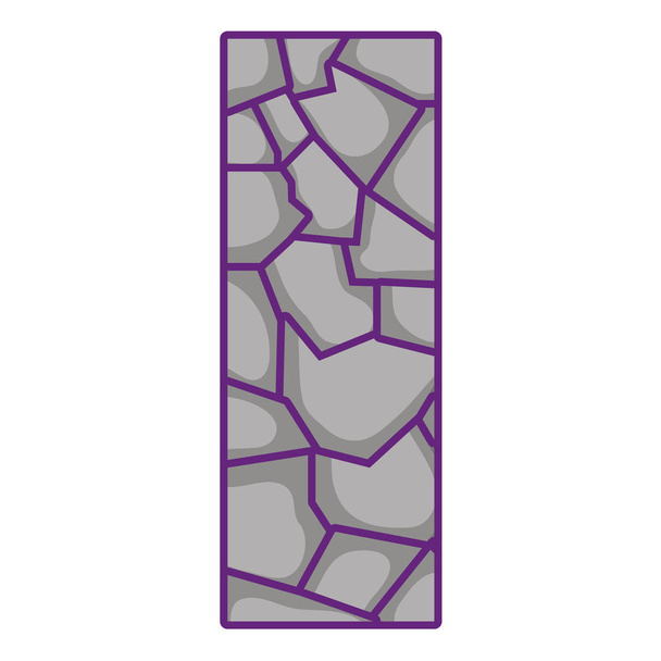 textura de pared piedra bloque arquitectura vector ilustración
 - Vector, imagen
