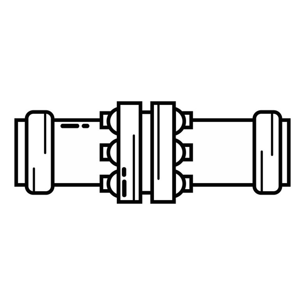 línea tubería tubo reparación equipo construcción vector ilustración
 - Vector, imagen
