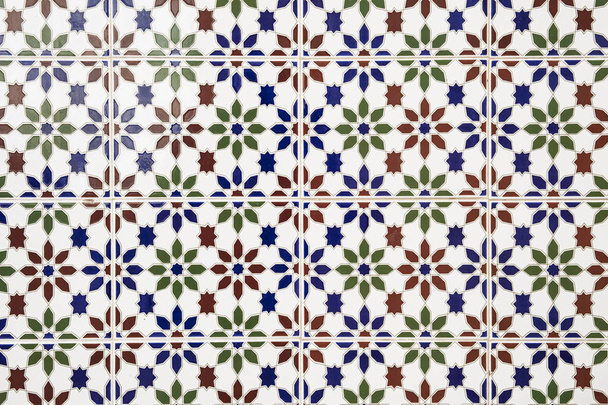 Beautiful arabic mosaic tiles. - Foto, Imagem
